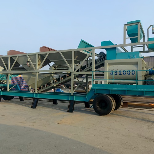Mobile Towed Concrete Batching Plant
