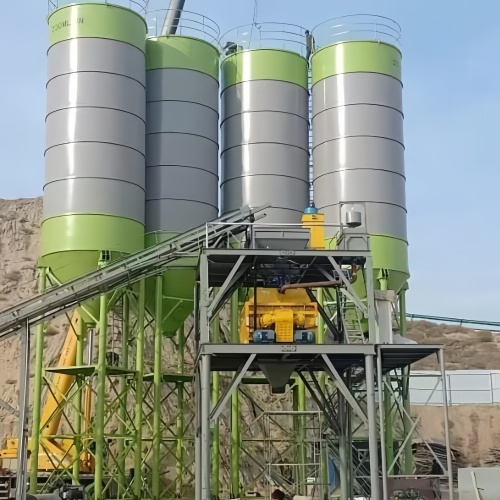 Configuration scheme of modern intelligent environmentally friendly concrete mixing station