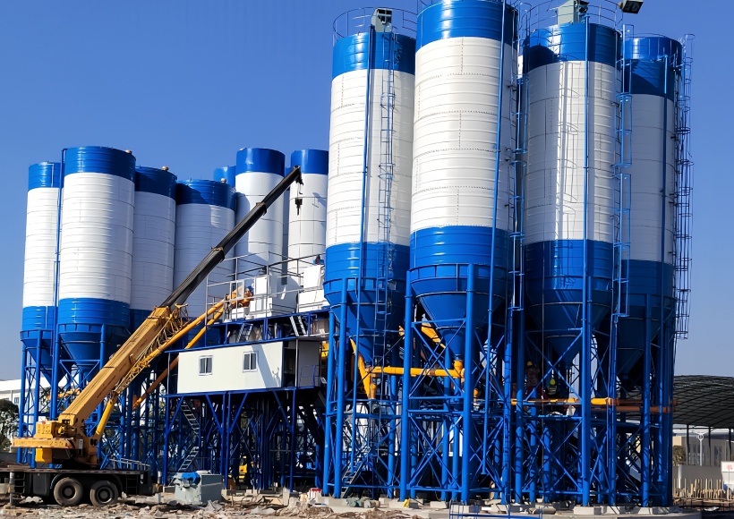 Flaky cement silo11