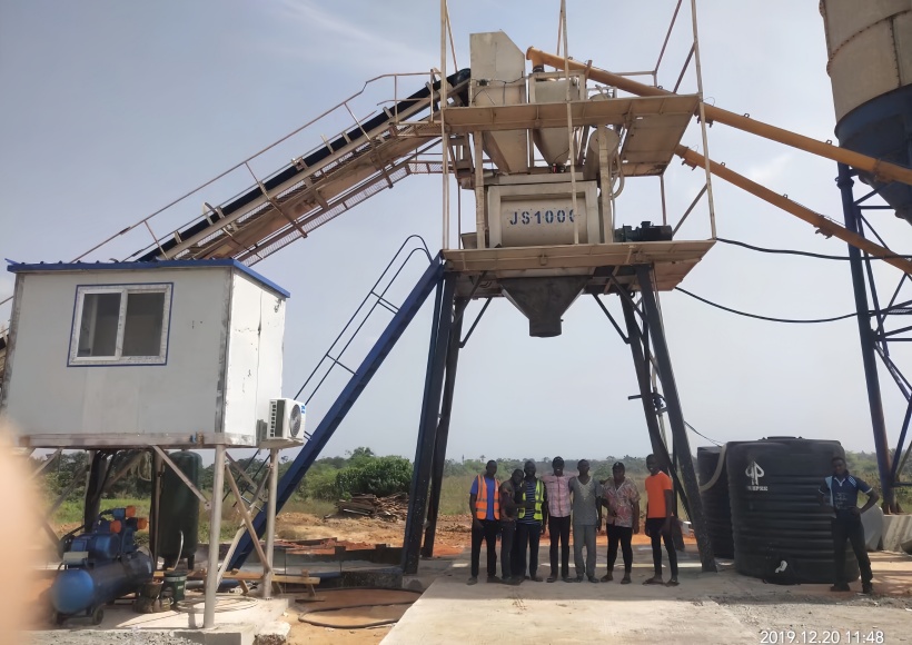  HZS60 concrete batching plant12jpg