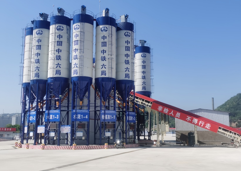 HZS120 concrete batching plant2
