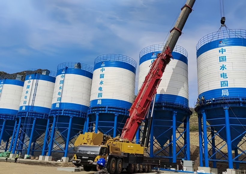 Flaky cement silo9