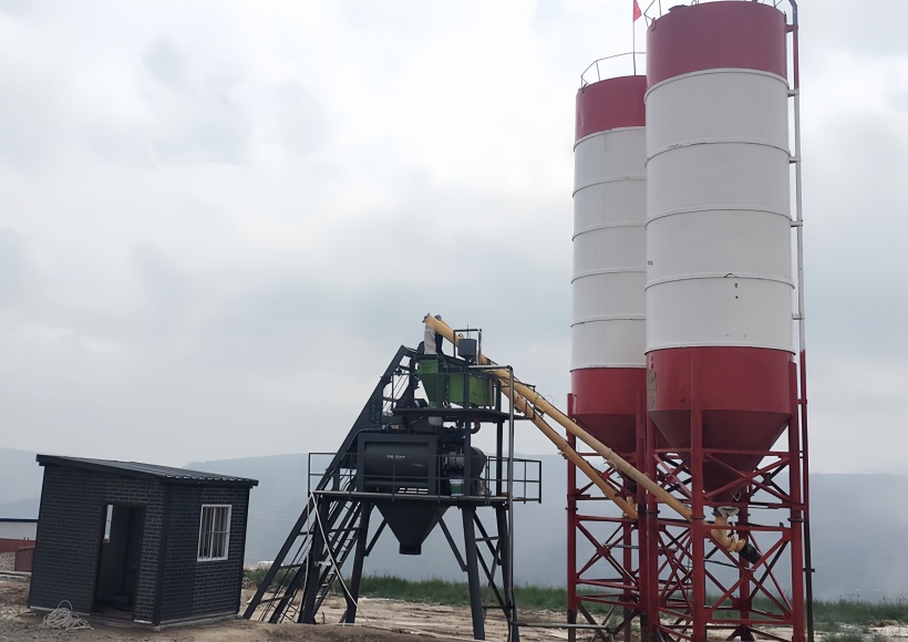 HZS75 concrete batching plant3 HZS75 concrete batching plant3
