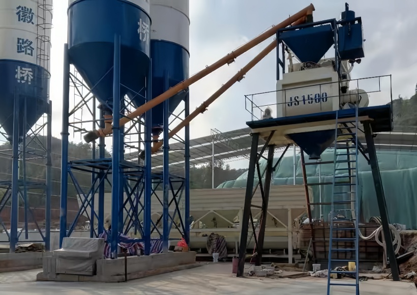 HZS75 concrete batching plant7 HZS75 concrete batching plant7